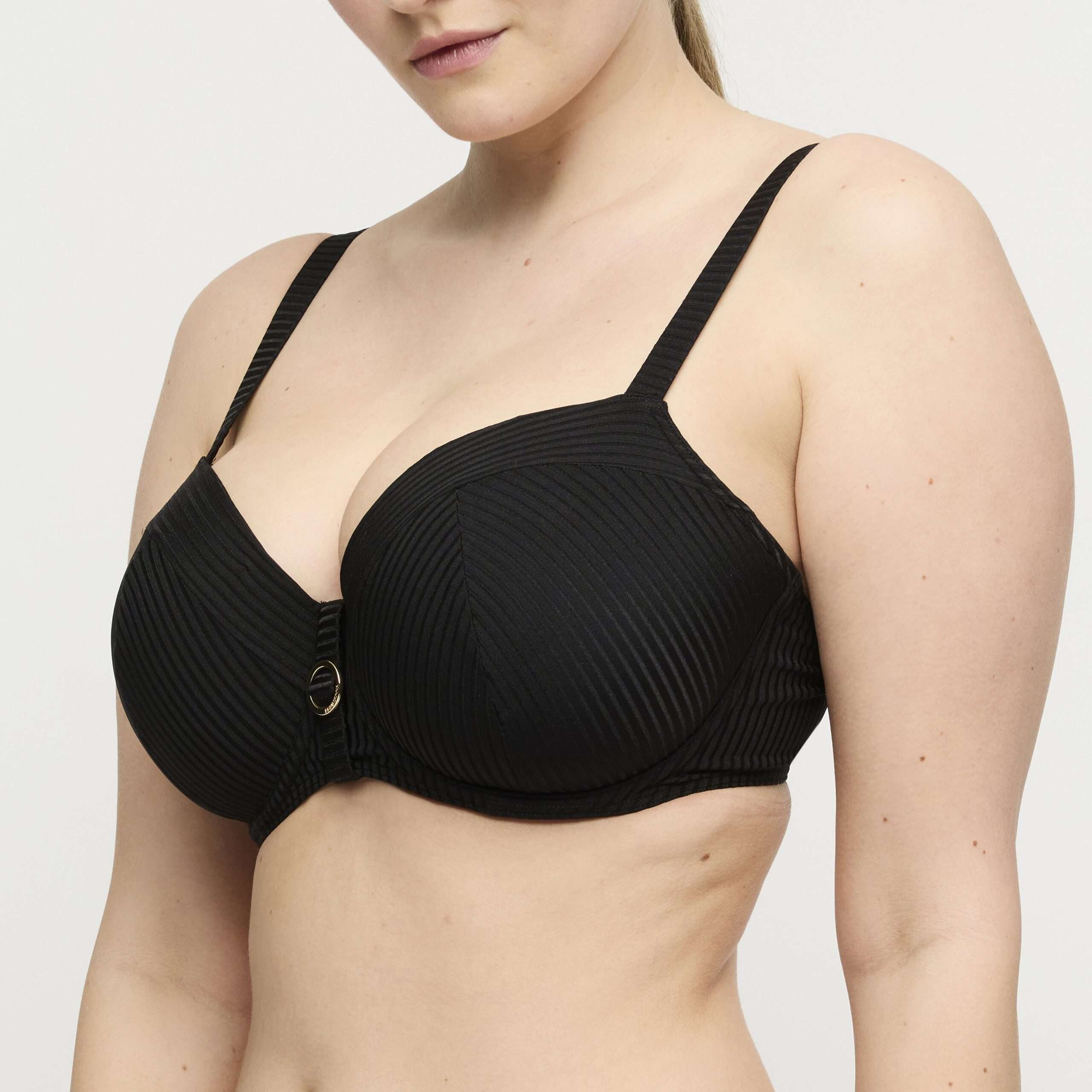 DELRAY zwart voorgevormde balconette bikini