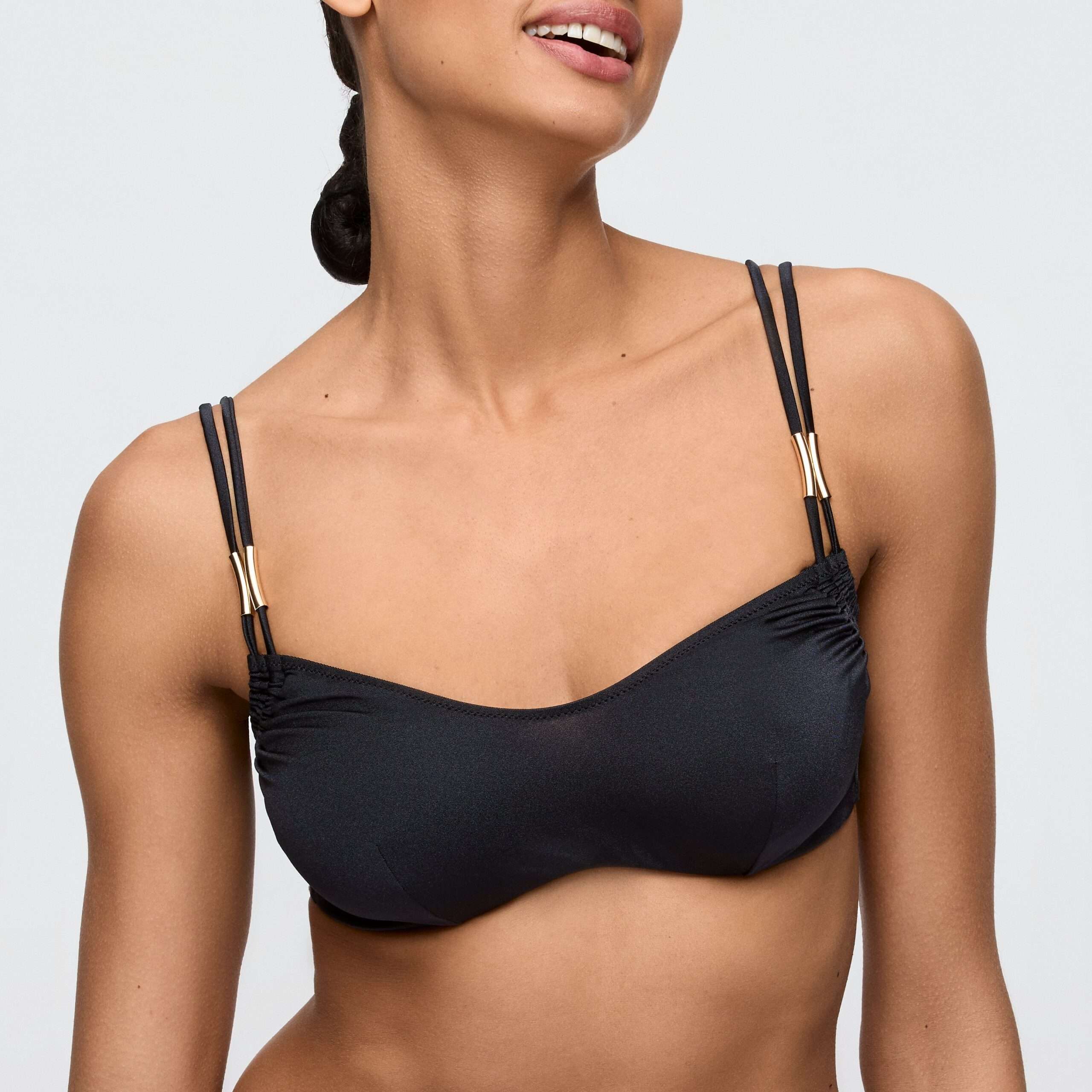 HELLO SUNSET zwart speciale bikini top