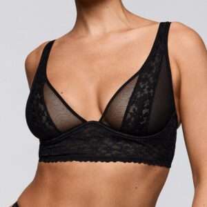ARIARNE zwart bralette flexi wire