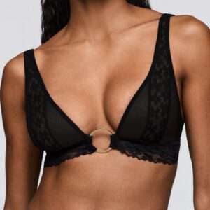 ARIARNE zwart voorgevormde bralette