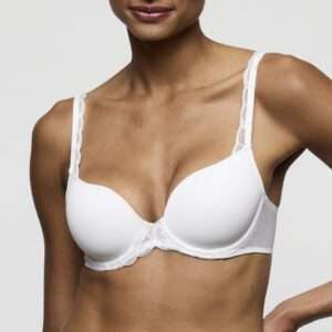 HELEEN wit voorgevormde bh - hartvorm