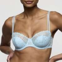 JANE Milky Blue balconette halve mousse cups JANE Milky Blue balconette halve mousse cups