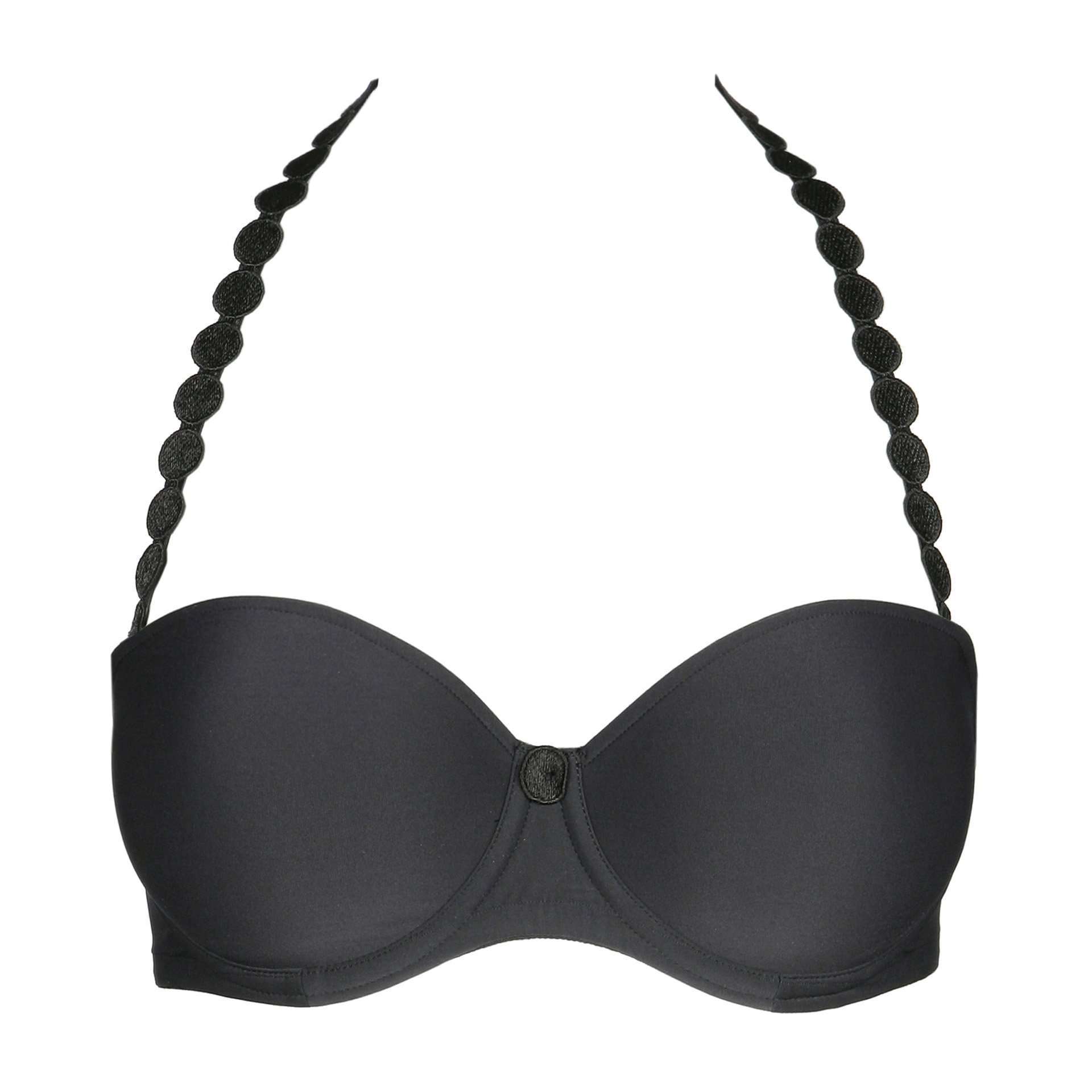 TOM charbon mousse bh - strapless