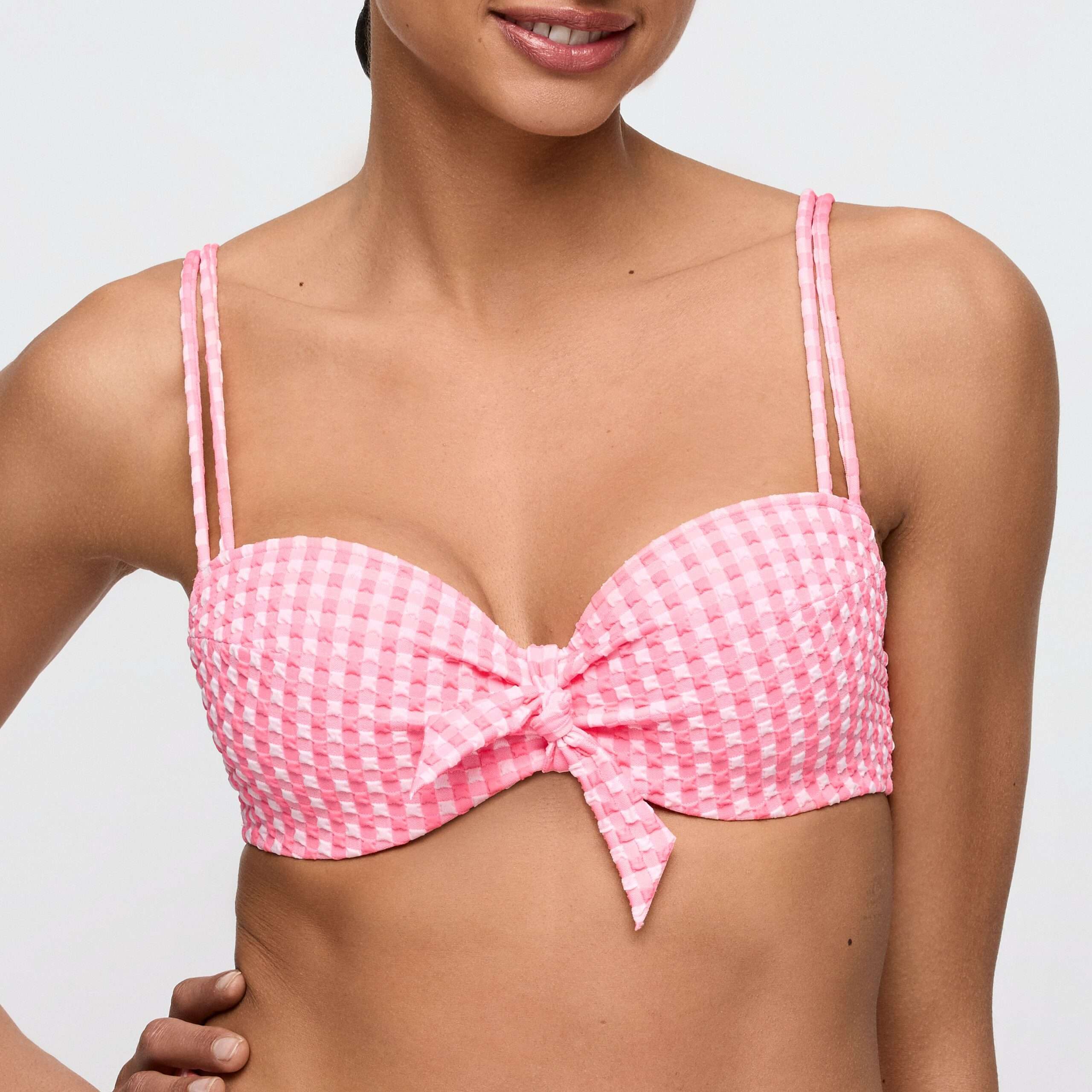 MARY LYNN Rose Gingham voorgevormde balconette bikini MARY LYNN Rose Gingham voorgevormde balconette bikini