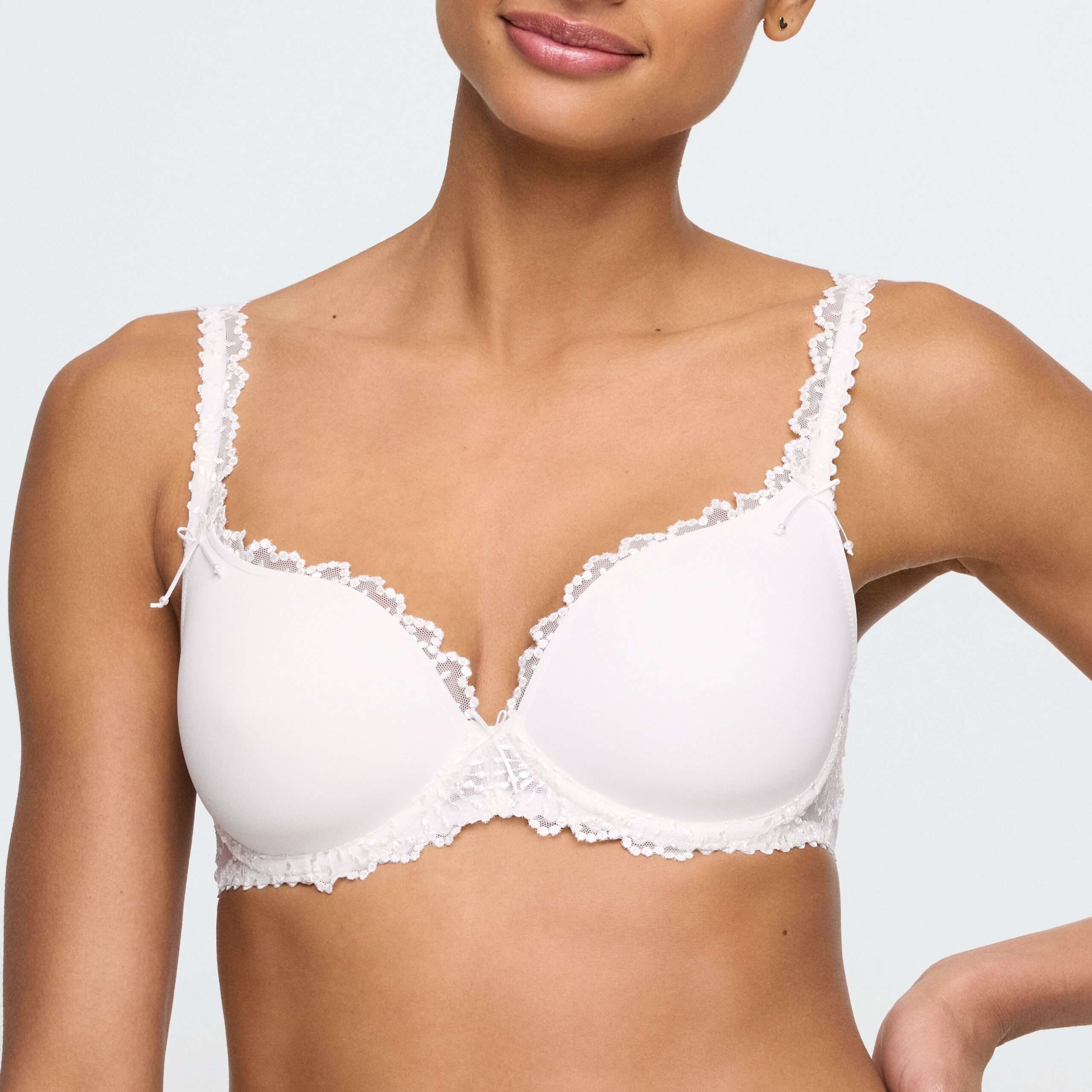 JANE natuur mousse bh hartvorm